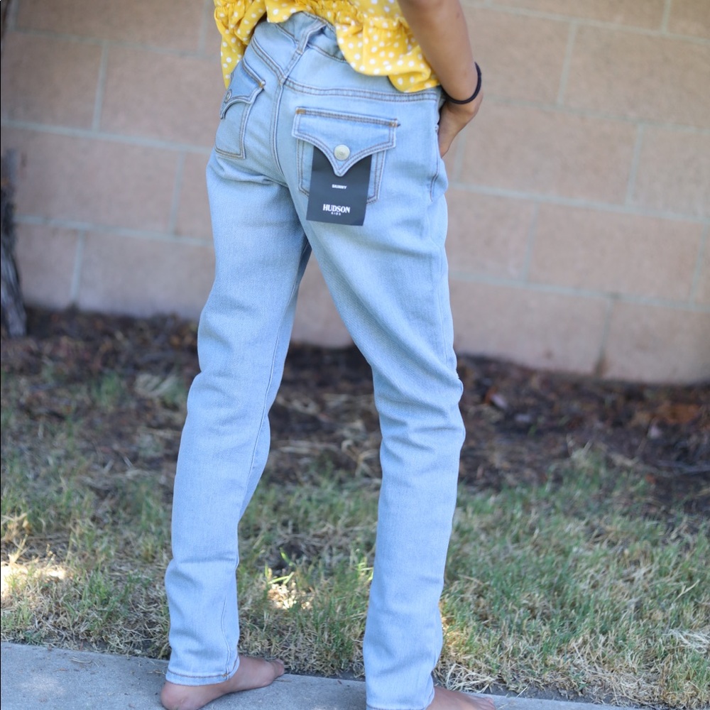 Hudson kids skinny jeans cut